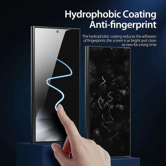 Dux Ducis Privacy Full Face Tempered Glass Μαύρο (Galaxy S24 Ultra)