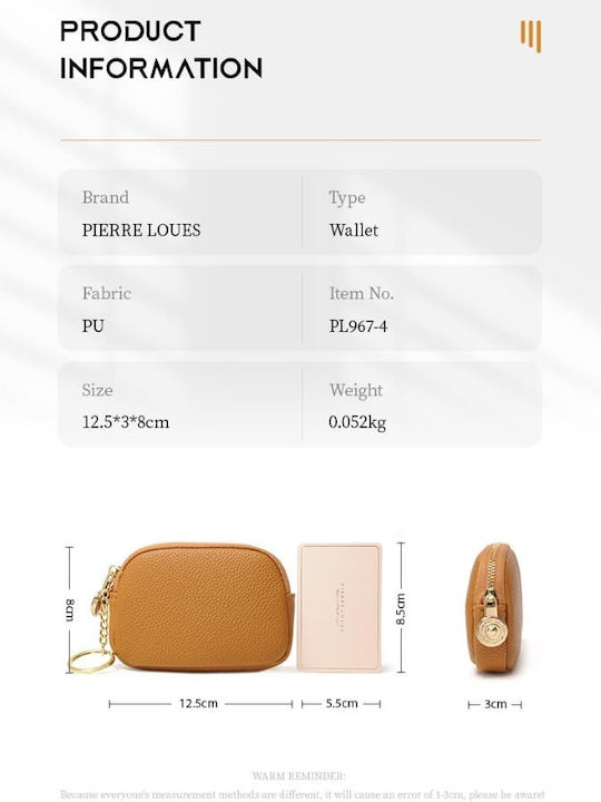 Klein Damen Geldbörse Braun