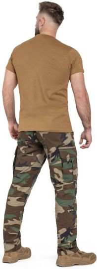 Mil-Tec Κοντομάνικο T-shirt Στρατού σε Χακί Χρώμα