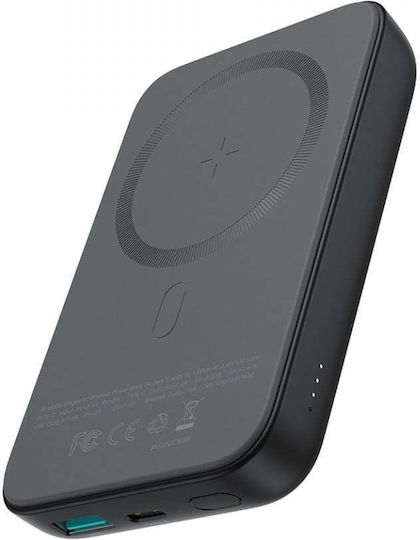 Joyroom JR-W020 MagSafe Power Bank 10000mAh 20W με Θύρα USB-A και Θύρα USB-C Power Delivery Μαύρο