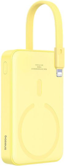 Baseus Mini MagSafe Power Bank 10000mAh 20W Power Delivery Κίτρινο