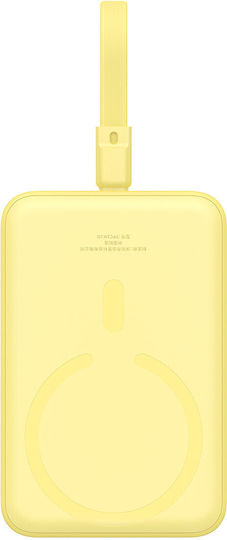 Baseus Mini MagSafe Power Bank 10000mAh 20W Power Delivery Κίτρινο