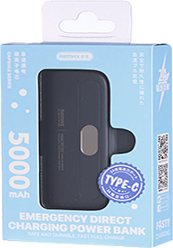 Remax Capsule Series RPP-632 Power Bank 5000mAh Schwarz