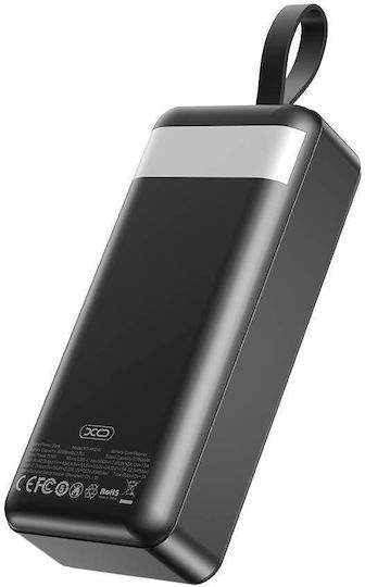 XO PR240 Power Bank 30000mAh 22.5W with 2 USB-A Ports and USB-C Port Power Delivery / Quick Charge 2.0 / Quick Charge 3.0 Black