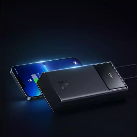 Baseus Star-Lord Power Bank 30000mAh 30W с 2 USB-A порта и USB-C порт Черен