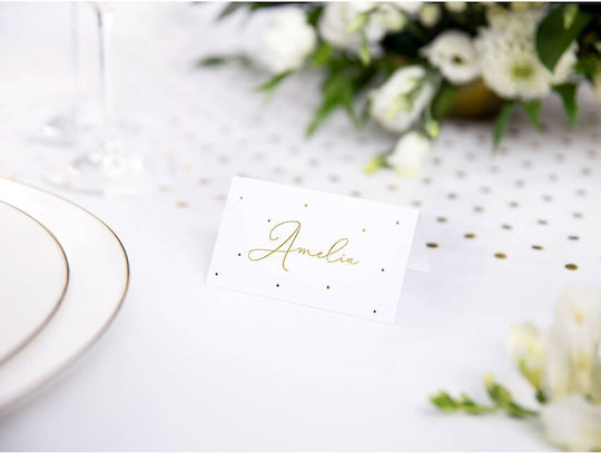PartyDeco Сет Тесте 10бр. Хартиена Бяла