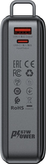 Power Bank 20000mAh 67W Power Delivery Black
