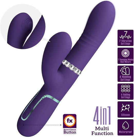 Hübsche Liebe Multifunktions-G-Punkt-Vibrator Lila Produktcode D-238290