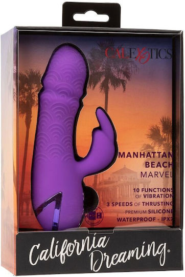 Calexotics Manhattan Beach Marvel Vibrator Rabbit Purple By California Dreaming Κωδικός Προϊόντος D-239981