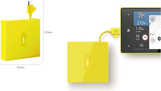 Nokia DC-18 Power Bank 1720mAh Κίτρινο