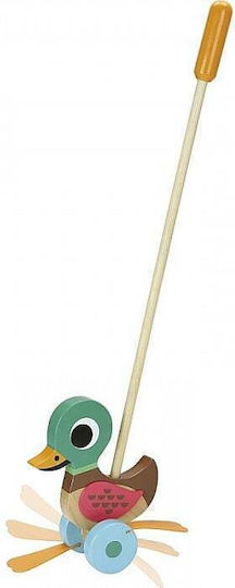 Vilac Baby Toy Push Duck made of Wood