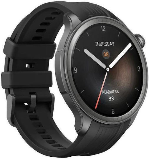 Amazfit Balance Aluminium 46mm Wasserdicht Smartwatch mit Pulsmesser (Sunset Grey)