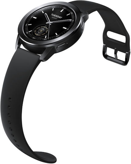 Xiaomi Watch S3 Waterproof with Heart Rate Monitor (Black)