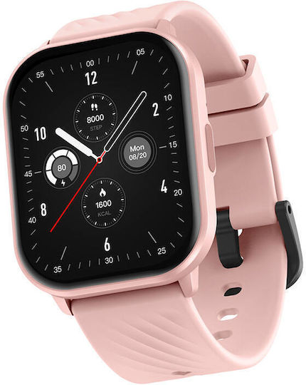 Zeblaze GTS 3 Smartwatch με Παλμογράφο (Ροζ)
