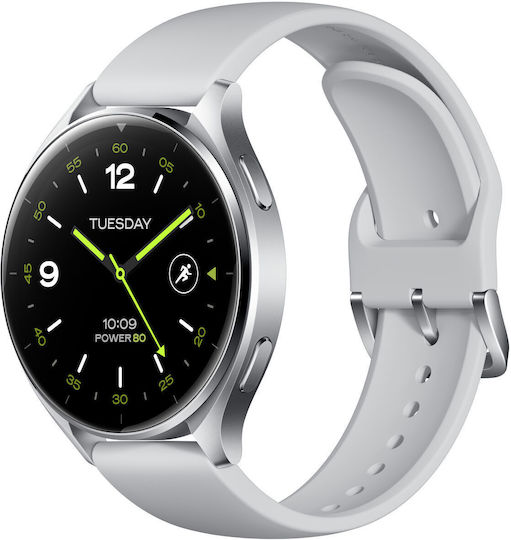 Xiaomi Watch 2 47mm Waterproof with Heart Rate Monitor (Silver)