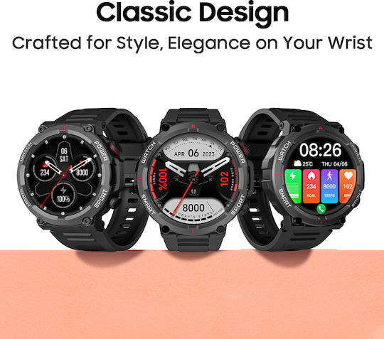 BlackView W50 47mm Smartwatch (Negru)