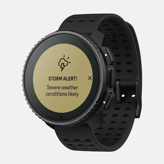 Suunto Vertical Solar Stainless Steel 49mm Waterproof Smartwatch with Heart Rate Monitor (Black)