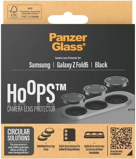 PanzerGlass Hoops Προστασία Κάμερας Tempered Glass Μαύρο για το Samsung Galaxy Z Fold6 F956