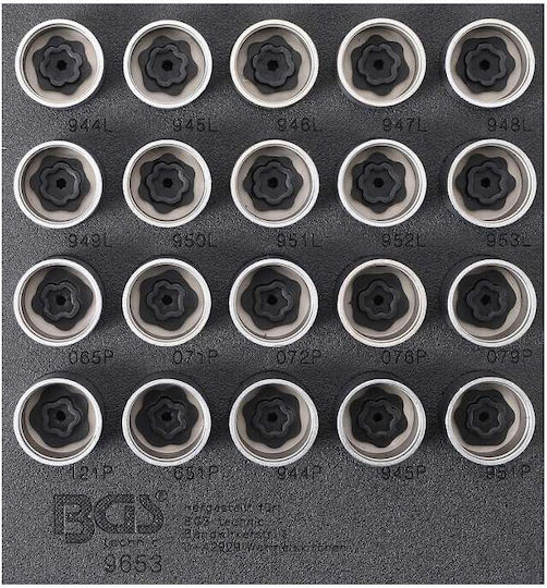 BGS Technic Διάφορα Κλειδιά 20τμχ για Volvo