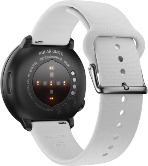 Polar Unite Водоустойчив Смартчасовник с Пулсомер (Бял)