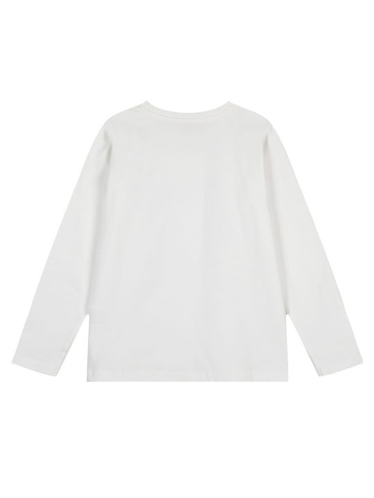 Energiers Kids Blouse Long Sleeve Ecru