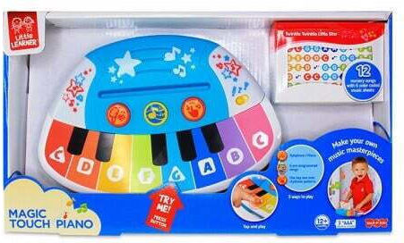 Little Learner Музикален инструмент The Magic Piano - Touch Technology Pen с музика и звуци за 12++ месеца