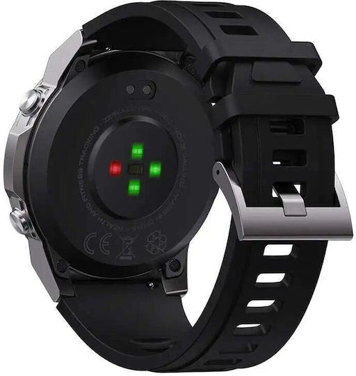 Zeblaze Vibe 7 Pro Aluminium 49mm Smartwatch mit Pulsmesser (Silber)
