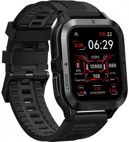 MaxCom FW67 Titan Pro Smartwatch (Negru)