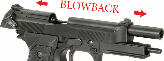 HFC Αεροβόλο Πιστόλι Προσυμπιεσμένου Αέρα Blowback 6mm