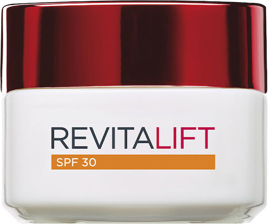 L'Oreal Paris Revitalift Крем За Лице Дневен Крем Слънцезащитен Фактор 30 За Хидратация Против Стареене И Стягане На Кожата С Ретинол 50мл