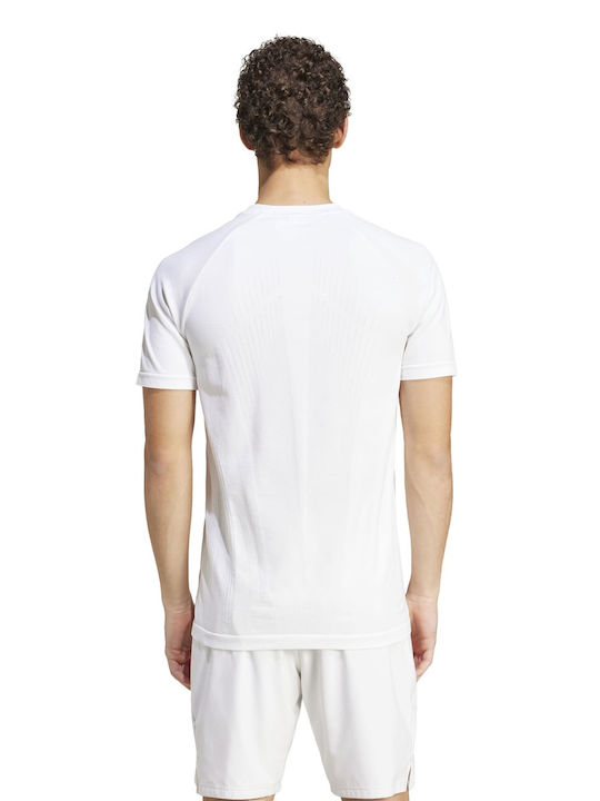 Adidas Tennis Pro Seamless Aeroready Freelift Men's T-shirt White