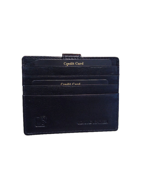 Diplomat Men's Leather Card Wallet with RFID Black