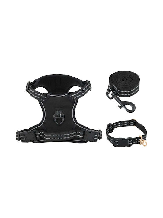 vidaXL Ham pentru câini Negru Mare 4013390