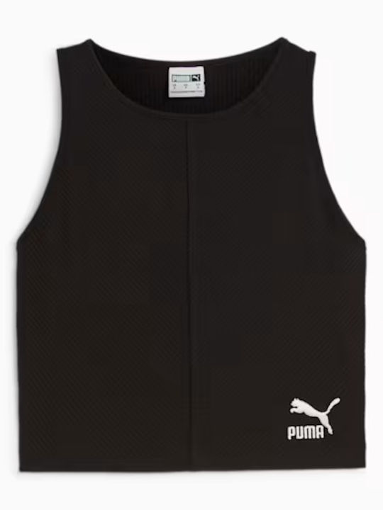 Classics Women's Athletic Crop Top Sleeveless Black