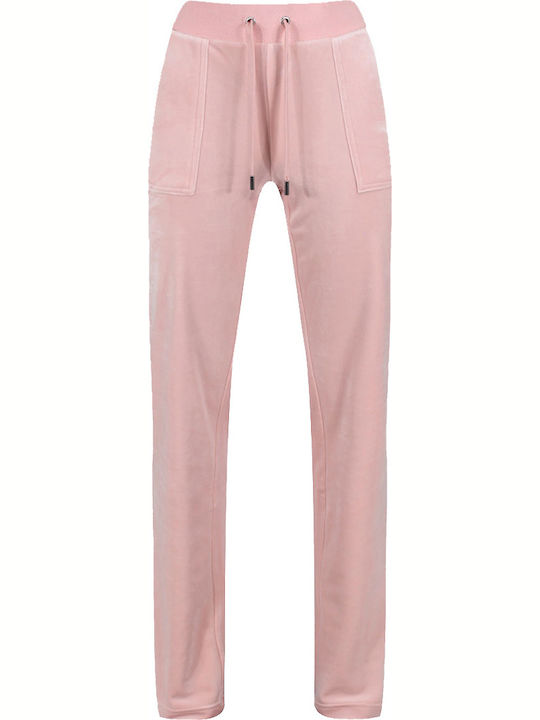 Juicy Couture Del Ray Classic Damen-Sweatpants Ausgestellt Rosa