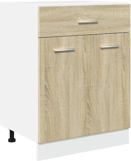Set Dulapuri de Bucătărie Suspendate & de Podea Cafea 140x46x141.5buc