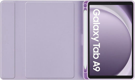Tech-Protect Sc Pen & Keyboard Flip Cover International English Violet (Galaxy Tab A9 / Galaxy Tab A11)