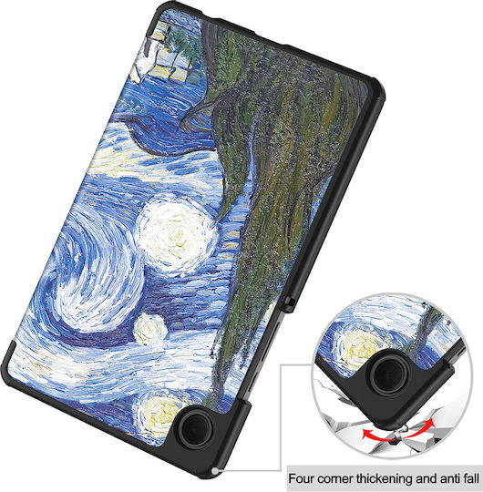 Techsuit Foldpro Flip Cover Μπλε (Galaxy Tab A9 / Galaxy Tab A11)