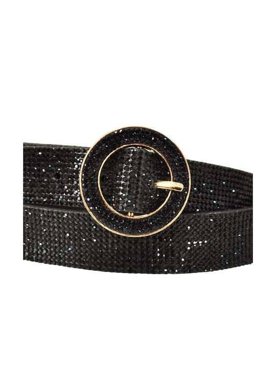 Women's Belt Strass Fantasy 331243 Black Black