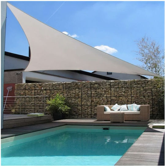 Modernhome Τρίγωνο Δίχτυ / Πανί Σκίασης Γκρι 4x4x2m