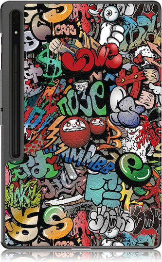 Techsuit Foldpro Flip Cover Πολύχρωμη (Samsung Galaxy Tab S9 Ultra)