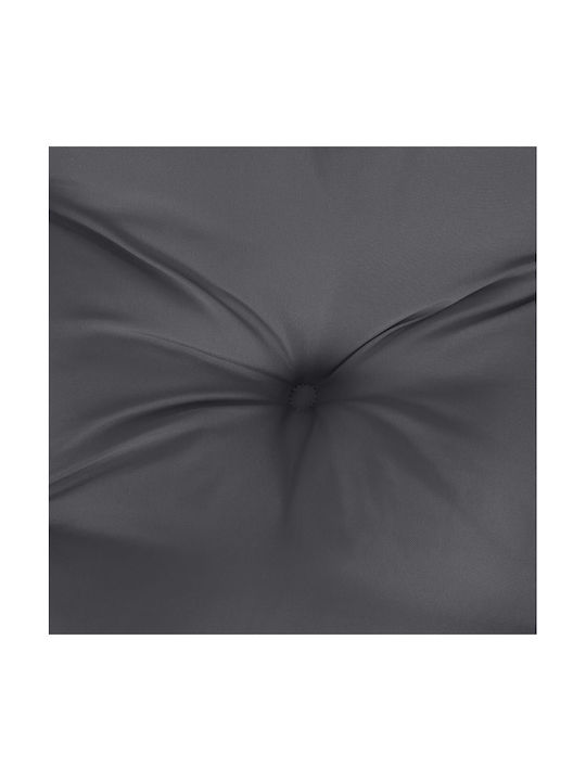 vidaXL Waterproof Sofa Cushion Palette with Backrest Anthracite 5 Pieces