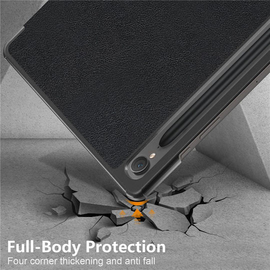 Techsuit Foldpro Флип Капак Черен (Галакси Таб С9)
