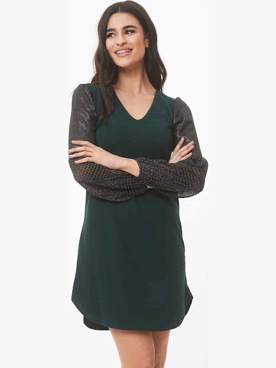 Mini Dress for Wedding and Christening Green