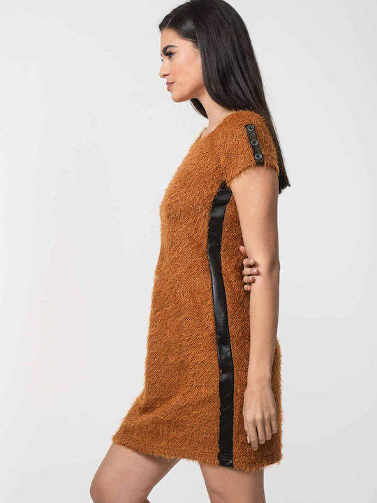 Rochie Mini Canelă