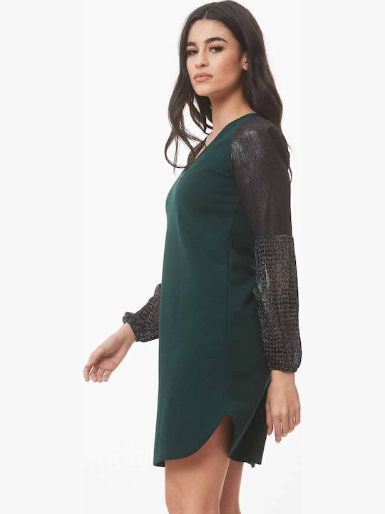 Mini Dress for Wedding and Christening Green