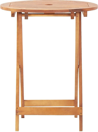 Garten- und Outdoor-Möbelsets 3 Stück Beige mit Sonnenschirmhalter
