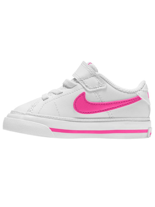 Nike Court Legacy Kinder Sneakers mit Klettverschluss Weiß