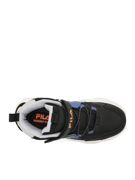 Memory Kids Sneakers High with Scratch Blue