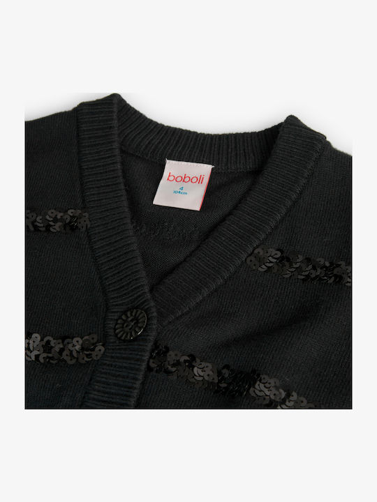 Cardigan pentru copii De bumbac negru